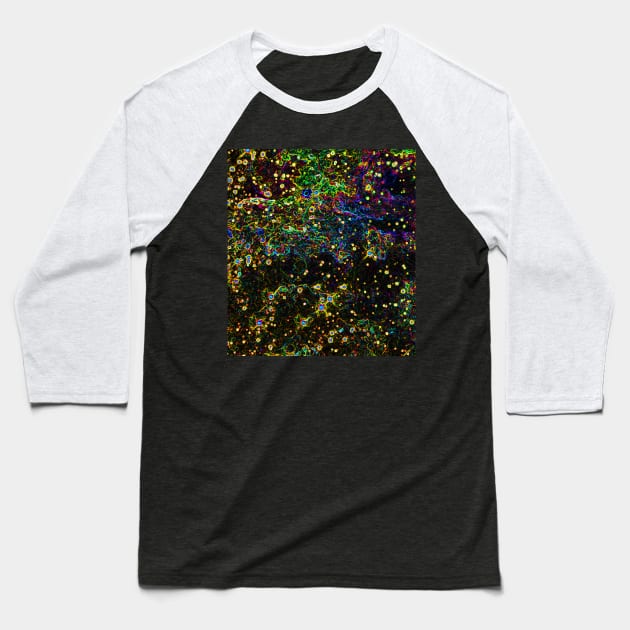 Black Panther Art - Glowing Edges 233 Baseball T-Shirt by The Black Panther